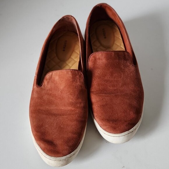 BIRDIES | The Swift Suede Sneakers In Nutmeg Burnt Orange Size 7.5 - Picture 2 of 5